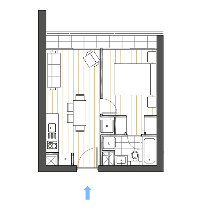 Plano Departamento 203